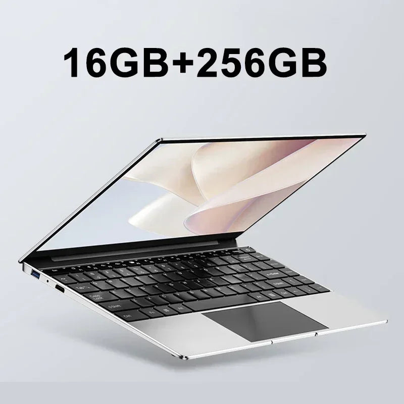 14.1 "ordinateur portable Ultra mince 16GB RAM 2 to SSD Intel N3700 ordinateur portable Gamer 1920*1080 affichage bureau étude ordinateur PC Windows 11 Pro