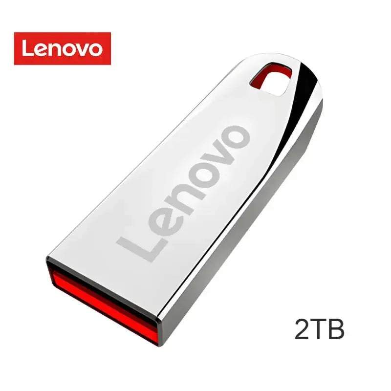 Lenovo-Clé USB 3.0 portable en métal haute vitesse, clé USB, mémoire étanche, disque flash, 1 To, 512 Go, 256 Go, 2 To