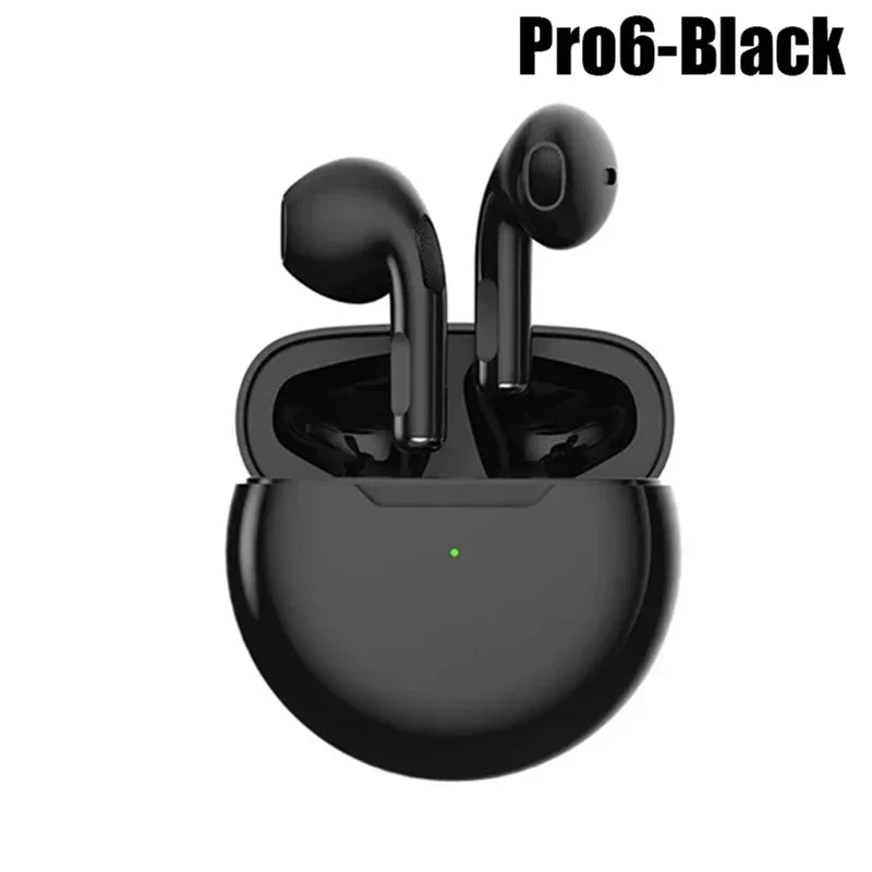 Pro 6 TWS Bluetooth écouteurs pour iPhone sans fil Bluetooth casque antibruit écouteurs avec micro Pro6 casque sans fil