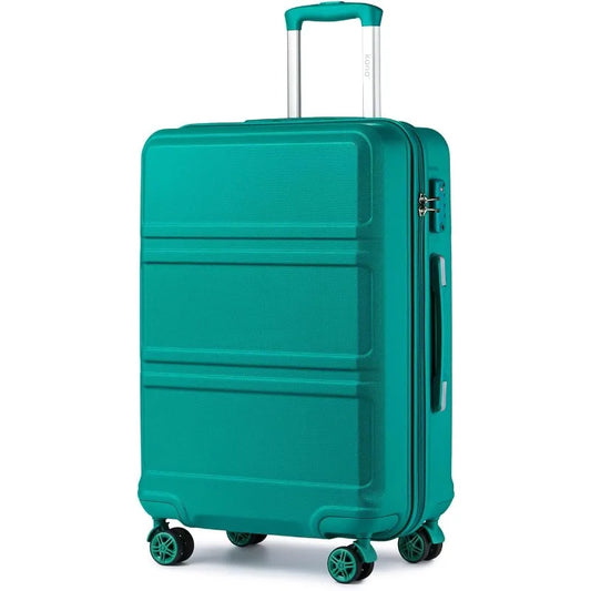 20'' Carry on Luggage Lightweight with Spinner Wheel TSA Lock Hardside Luggage Airline Approved Carry on Suitcase Turquoise