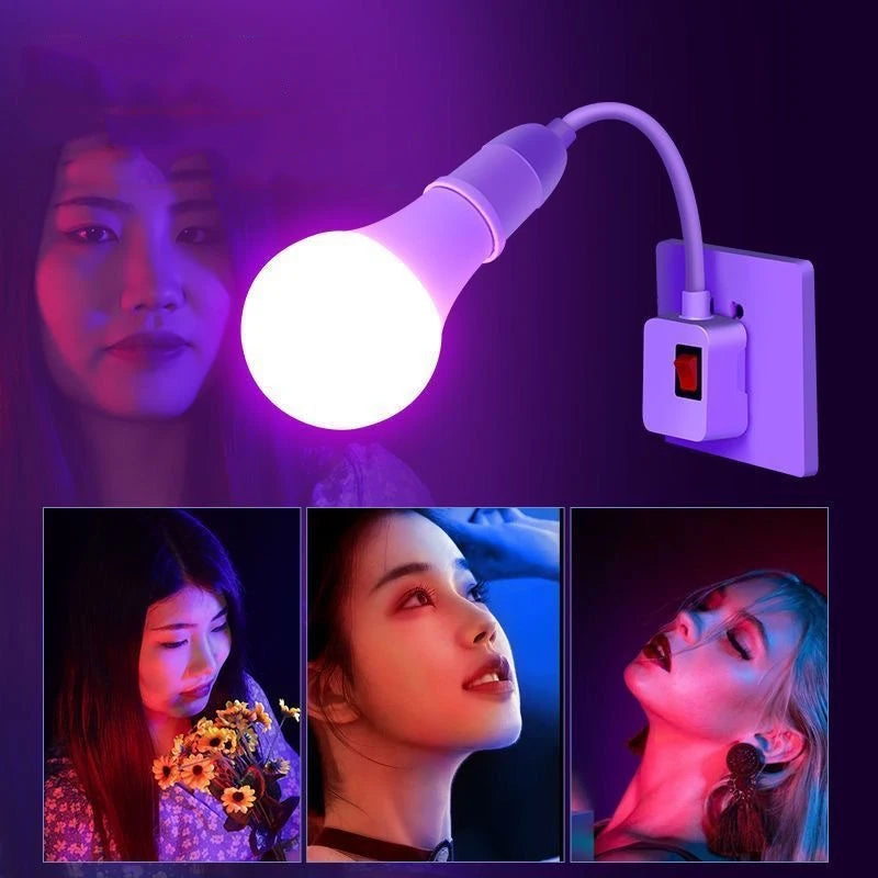 Ampoule LED multicolore RGB, 16 couleurs, Base E27, 220V, éclairage domestique, intensité variable, 24 touches, télécommande, lumière néon d'ambiance