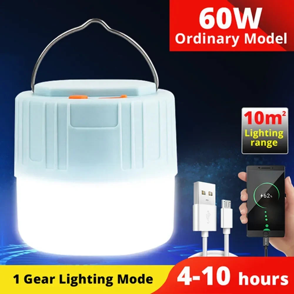 Lampe de camping solaire aste avec batterie externe, lanternes LED avec télécommande, étanche, lampe de poche extérieure, tente