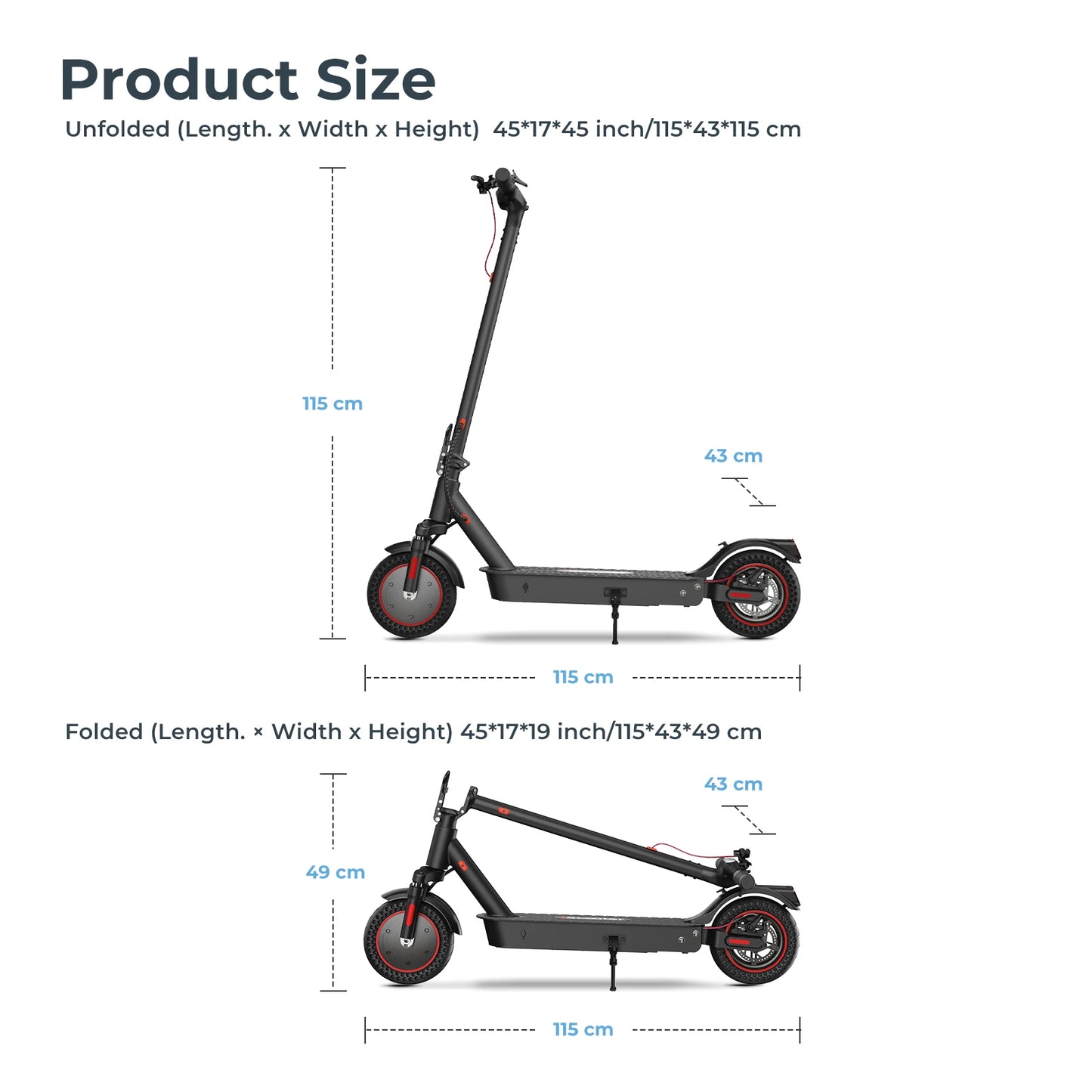 Scooter i9 Scooter électrique 350W Scooter pour adultes 7.5Ah 30 km/h pliable E scooter 8.5 pouces nid d'abeille pneu plus court électrique