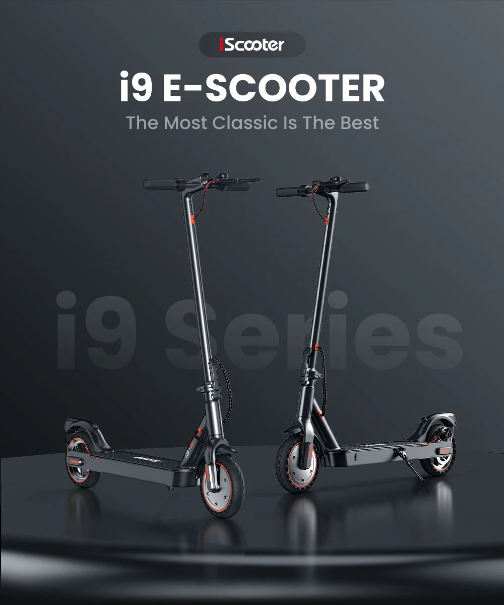 Scooter i9 Scooter électrique 350W Scooter pour adultes 7.5Ah 30 km/h pliable E scooter 8.5 pouces nid d'abeille pneu plus court électrique