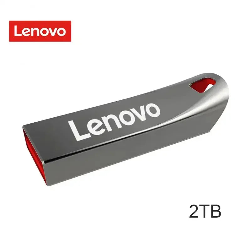 Lenovo-Clé USB 3.0 portable en métal haute vitesse, clé USB, mémoire étanche, disque flash, 1 To, 512 Go, 256 Go, 2 To