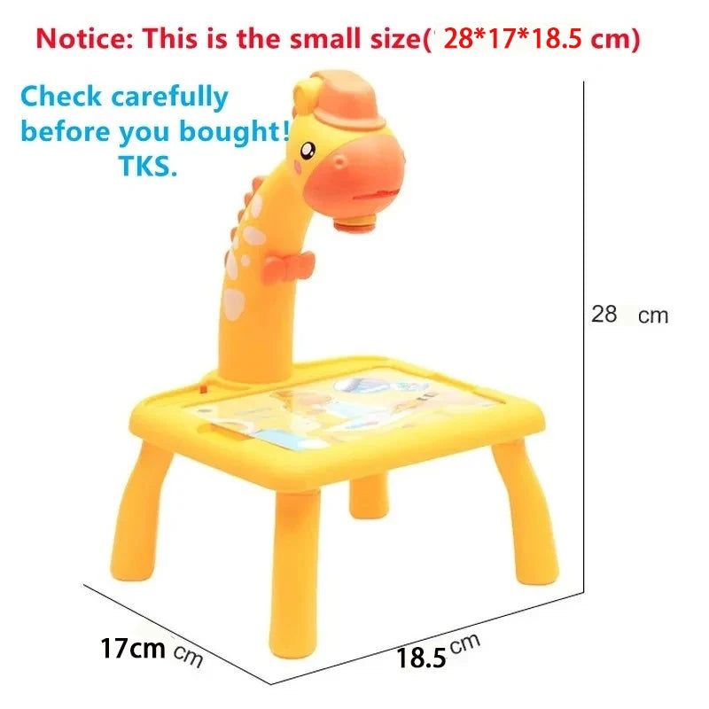 Table de dessin à budgétaire LED pour enfants, ensemble de peinture, tableau éducatif, outils d'apprentissage, jouets de peinture pour enfants