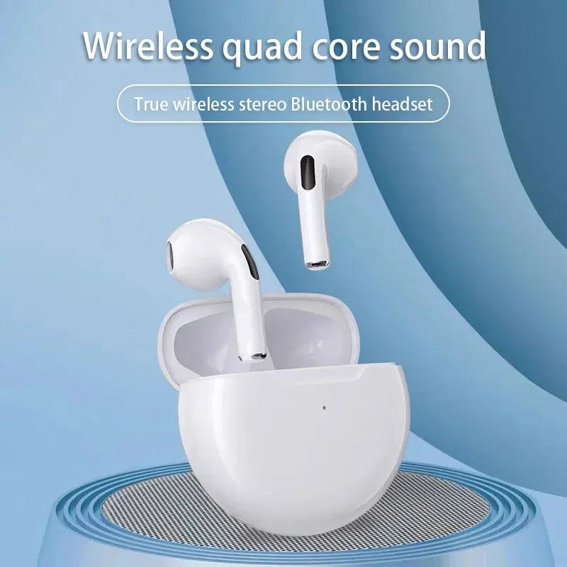 Pro 6 TWS Bluetooth écouteurs pour iPhone sans fil Bluetooth casque antibruit écouteurs avec micro Pro6 casque sans fil