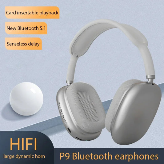 P9-1 Wireless Bluetooth Earphone Headphones Outdoor Sports Headset 5.3 With Charging Bin Display Touch Control Earbuds for Muisc