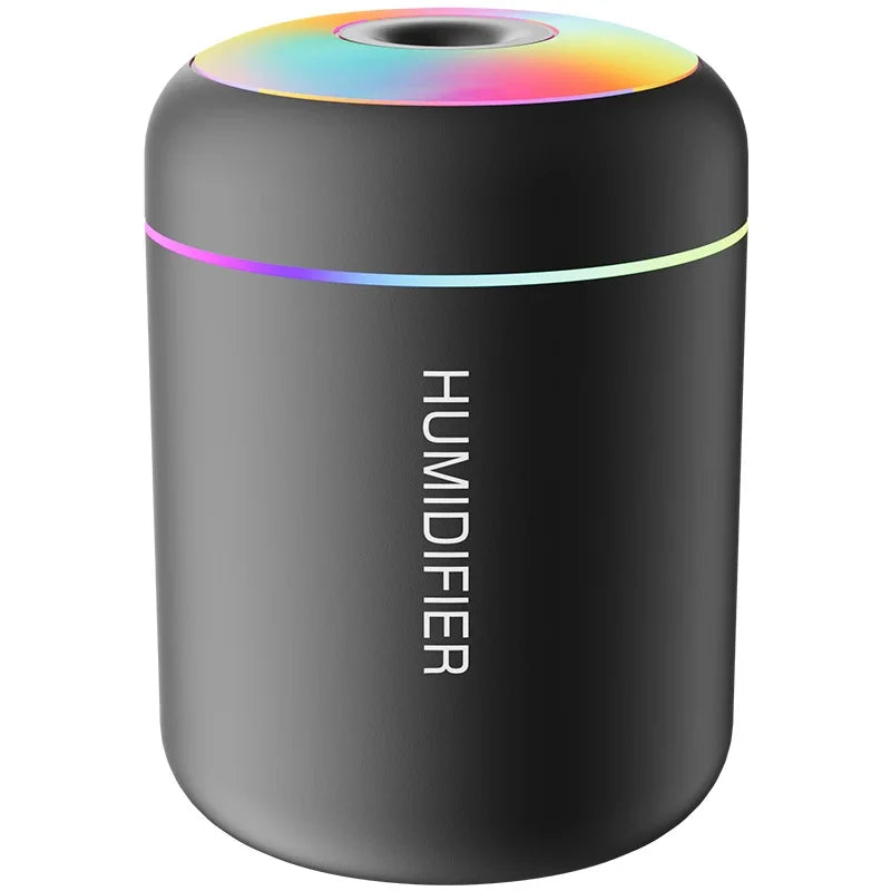 Mini humidificateur d'air électrique USB 180ML, diffuseur d'arôme, purificateur d'huile essentielle, brumisateur d'aromathérapie, lumières pour voiture, maison, chambre à coucher