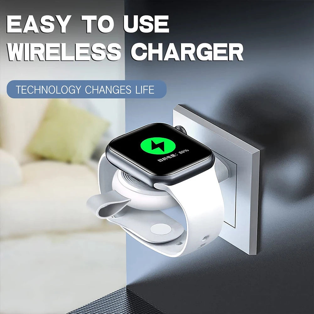 Wireless Charger for Apple Watch Ultra 8 7 SE 6 5 4 3 SE Dock Adapter Fast Charging Smart Watch Wireless Charging Mini Portable