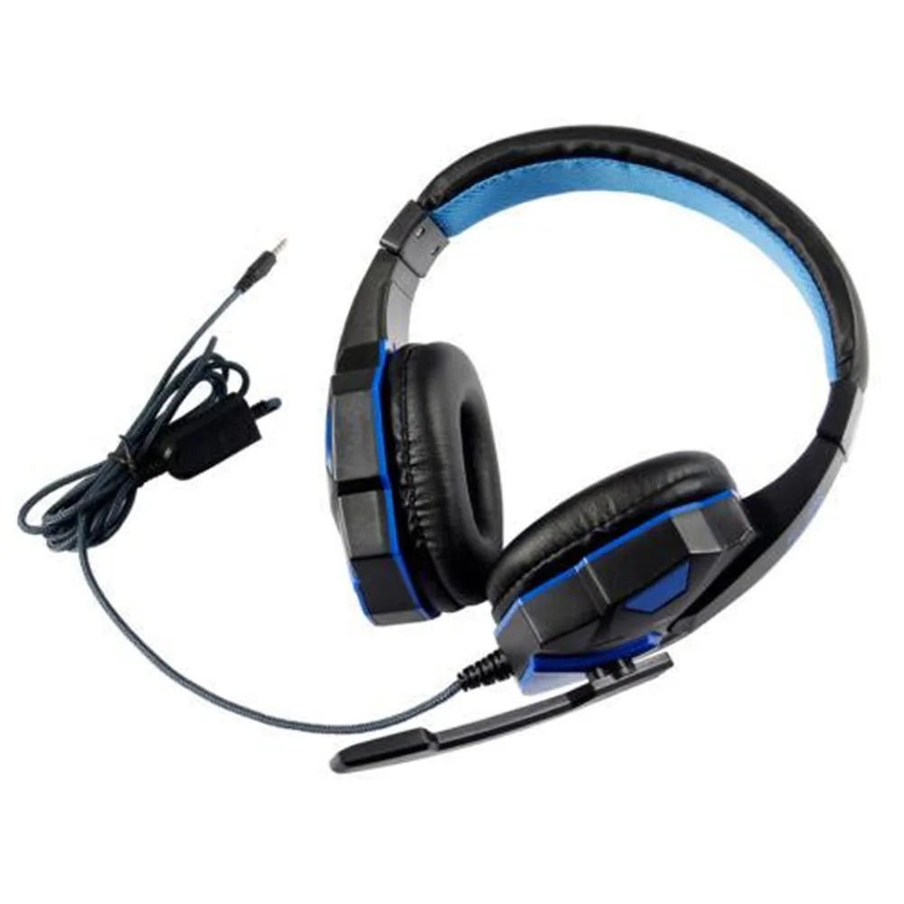 Gaming Headset Wired With Microphone For PC Computer PS4 PS5 Xbox Bass Foldable Earphone Headphone With Mic